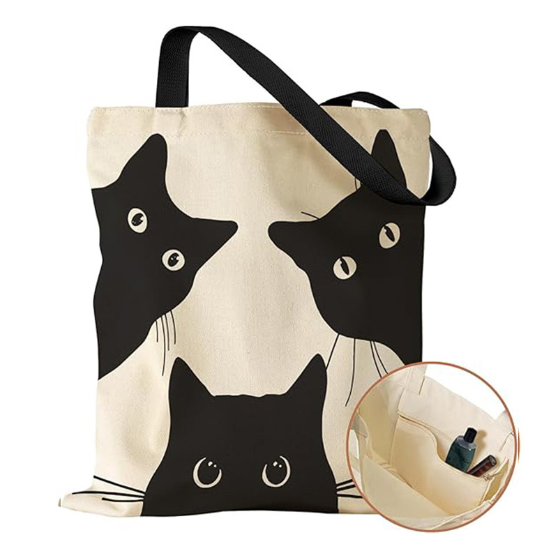 letras inglesas canciones impresión bolsas de lona bolsas de hombro bolsas plegables bolsas de mano bolsas de compras Amazon explosión comercio exterior