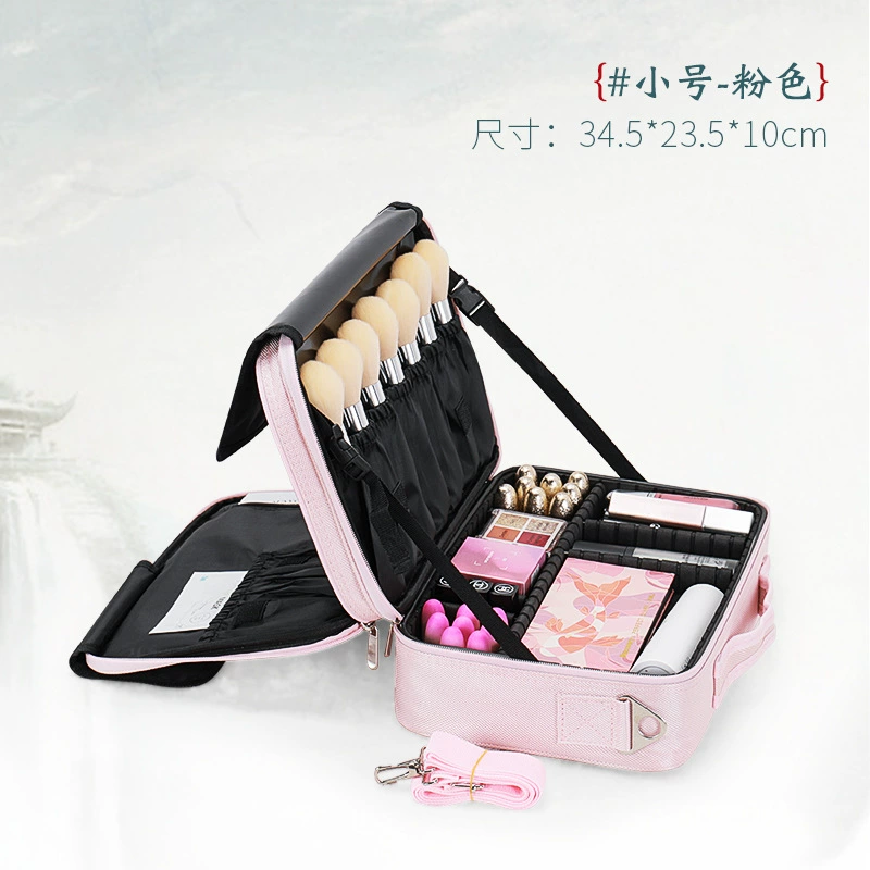 Capacious handheld cosmetic bag for manicure, wholesale