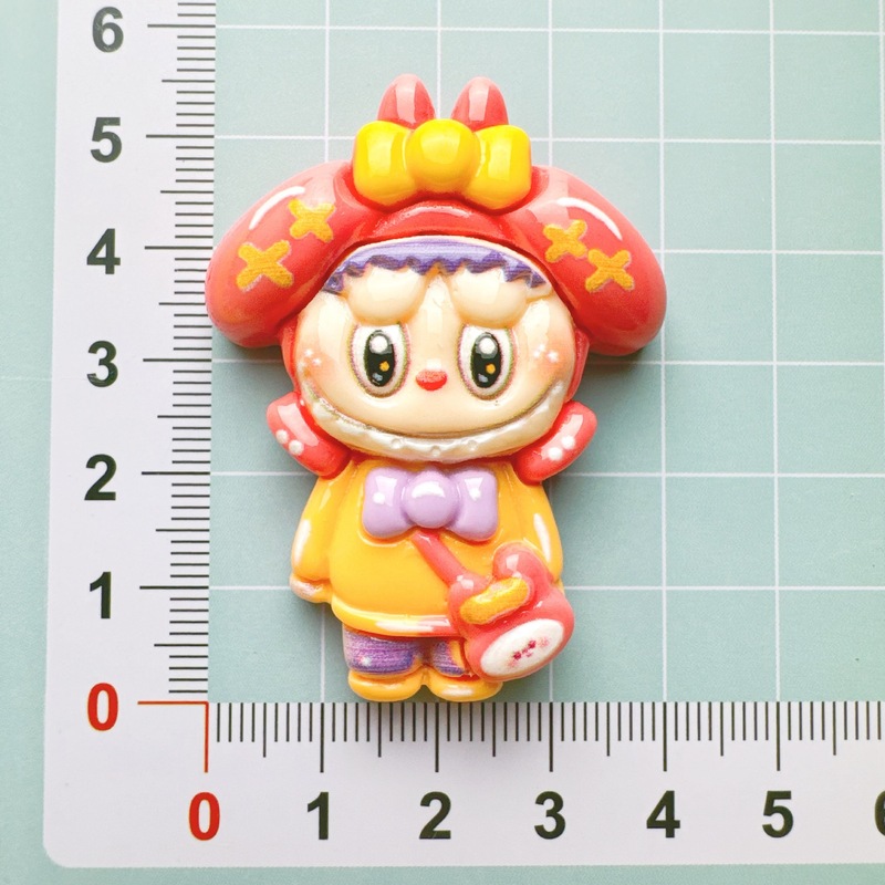 漫画大カードアニメ布シリーズ手作りdiyクリーム樹脂部品冷蔵庫貼りヘアピンアクセサリー材|undefined