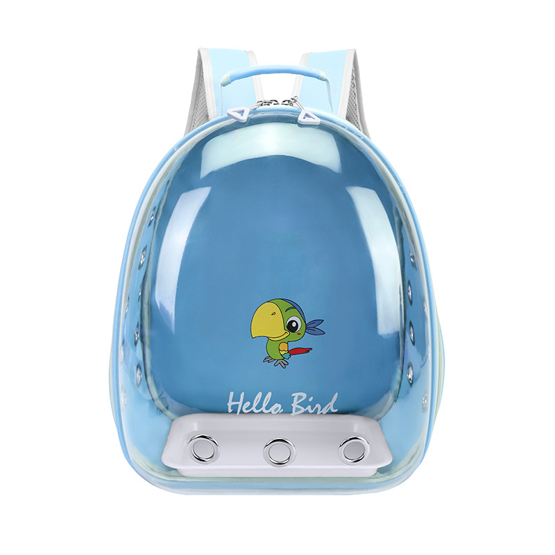 Mochila Transportadora para Loros de Tela Oxford Transparente Portátil para Exteriores image 8