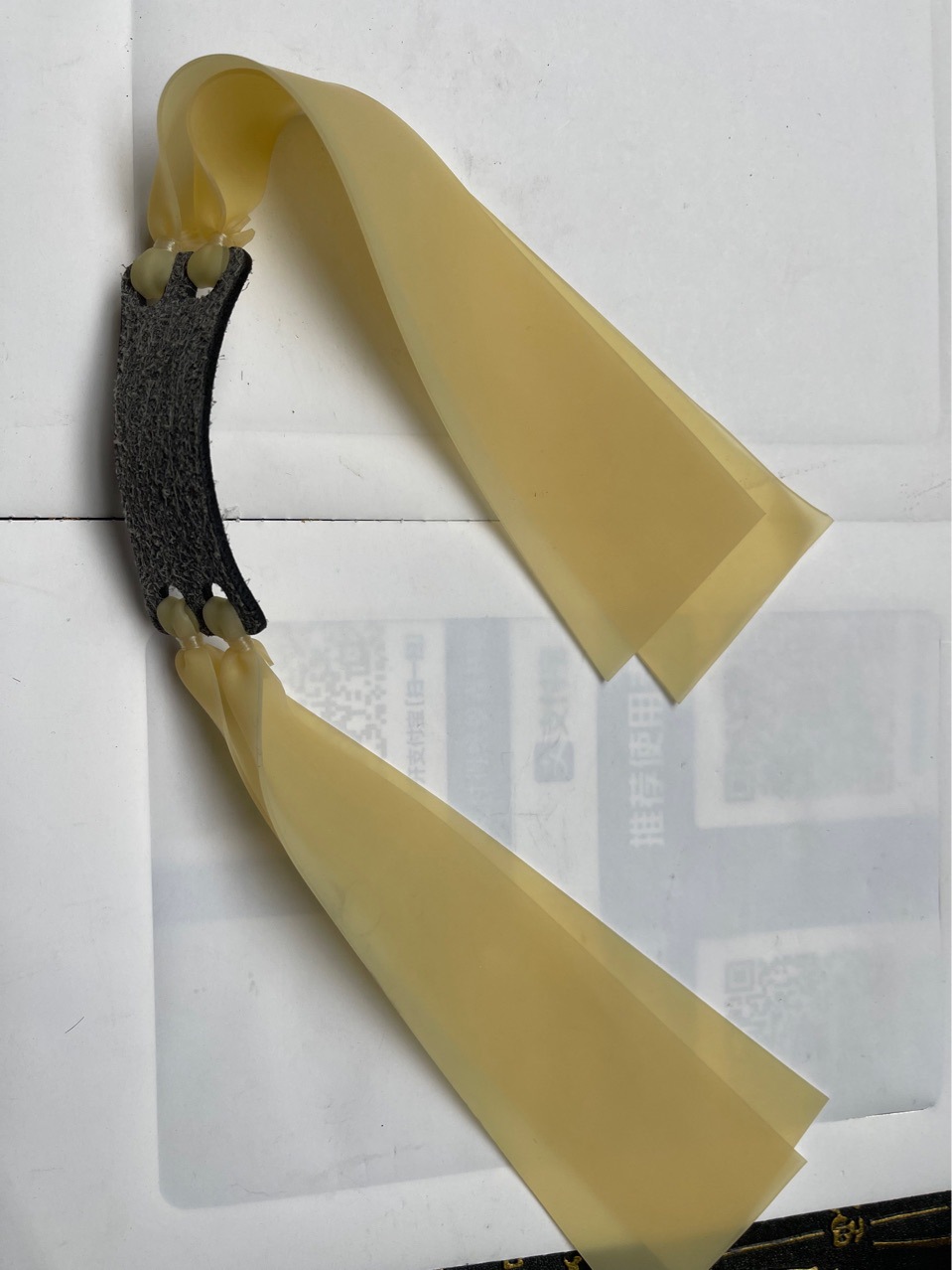 그림자 새총 4 가닥 고무 밴드 4 가닥 카드 볼 보우 도어 플랫 가죽 고무 밴드 대형 테이퍼 로프 소울 섀도우 야생마