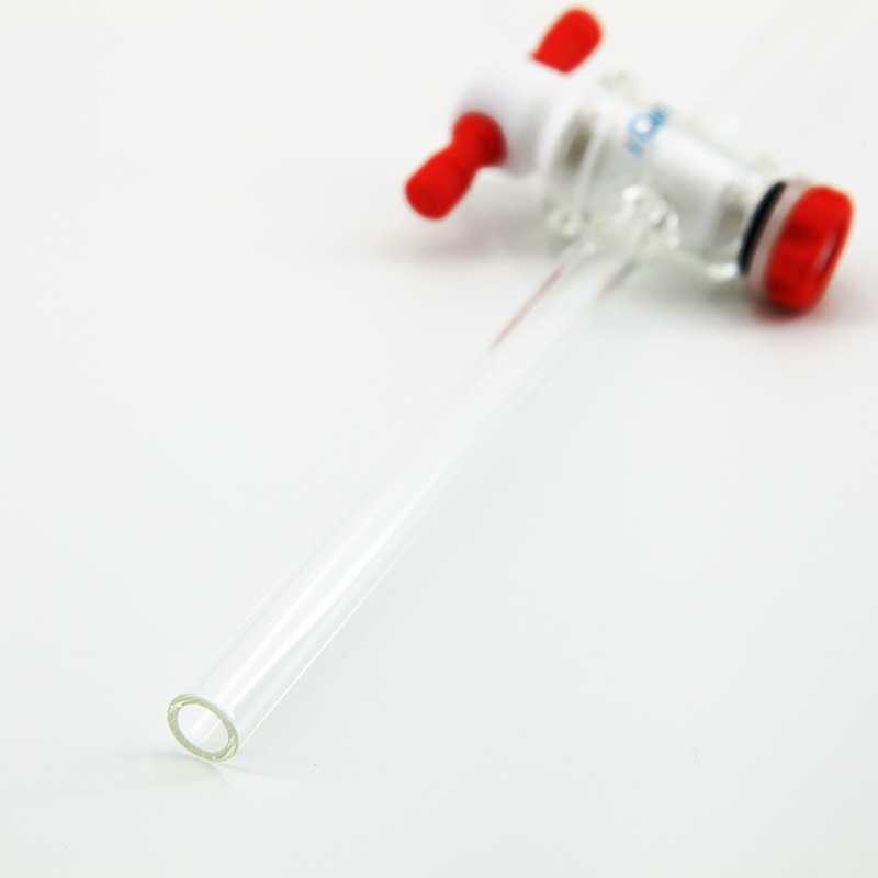 芯硅谷 S4477四氟直孔节门 高硼硅玻璃节门 可互换