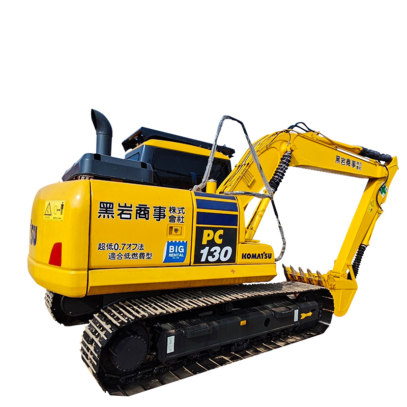 Excavadora de segunda mano seleccionada Komatsu Japón gancho de tamaño medio PC130 venta a bajo precio buen rendimiento estable