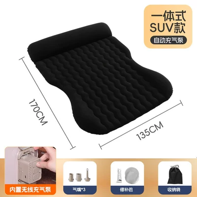 bed trunk car mattress – Vehicle-mounted inflatable bed - one-click-automatic-inflation-and-deflationblack-trunk-bag