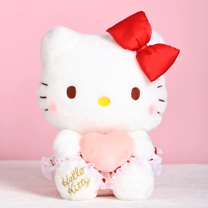 Hello Kitty, Hello Kitty, джинсовая юбка, плюшевая кукла, бархатная игрушка