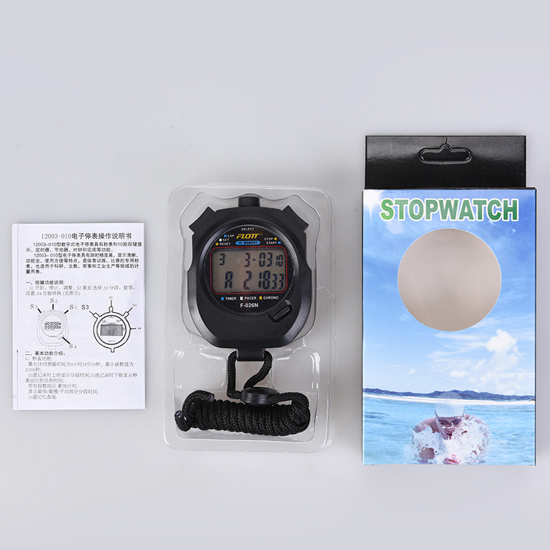 Electronic stopwatch for students for training for competitions