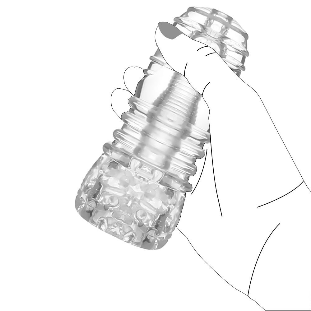 Exklusives Produkt: Transparenter Penetrationstrainer für Männer, Flugzeugbecher, Trainingsgerät für Männer_voghion.com