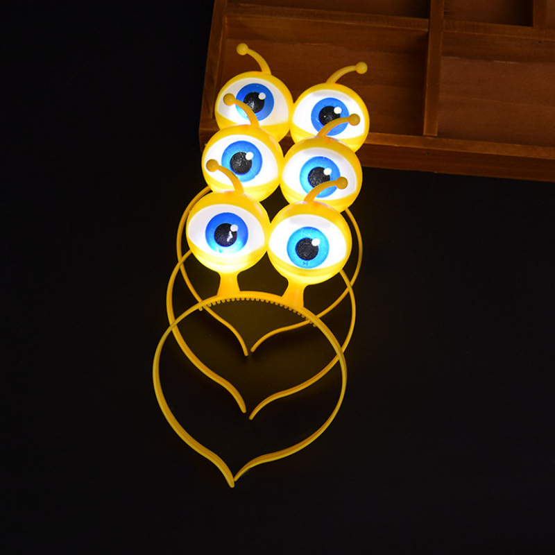 Estrellas de pentacos amarillos palos de apoyo estrella fluorescente palos de concierto accesorios para niños espectáculo brillante toque de pelo bandas