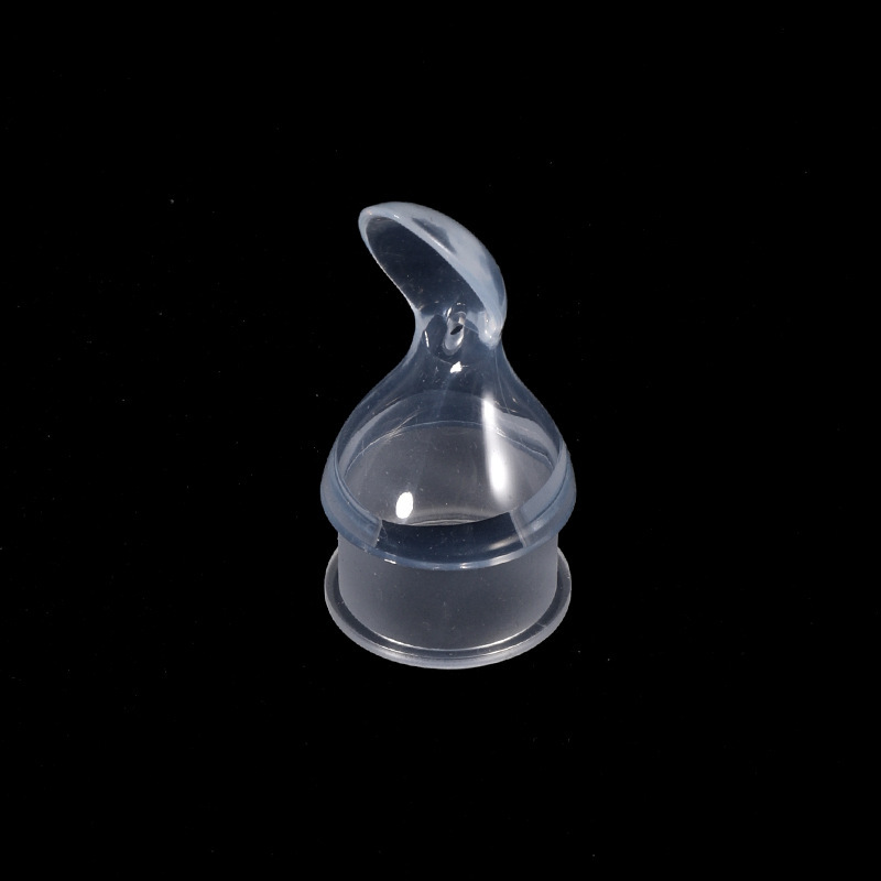 Fábrica de fuente de botella de alimentación de gran calibre, cucharada de alimentación, cucharada de alimentación de bebés, cucharada de pasta de arroz líquido