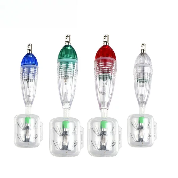 New foreign trade marine fishing fish-attracting light LED deep-sea underwater squid lure light with umbrella hook squid hook wholesale
