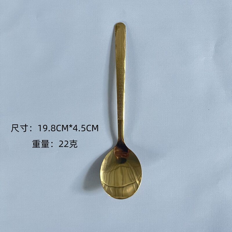 不锈钢勺子锤纹韩式勺家用高颜值长柄冰纹勺吃饭西餐学生汤勺饭勺|undefined