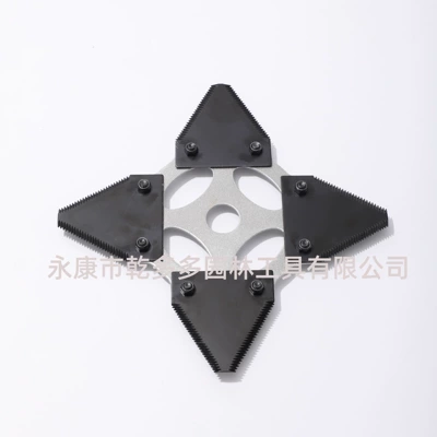 Triangular Four-Corner Serrated Grass Cutting Otbiçən başlıqları - square-knife