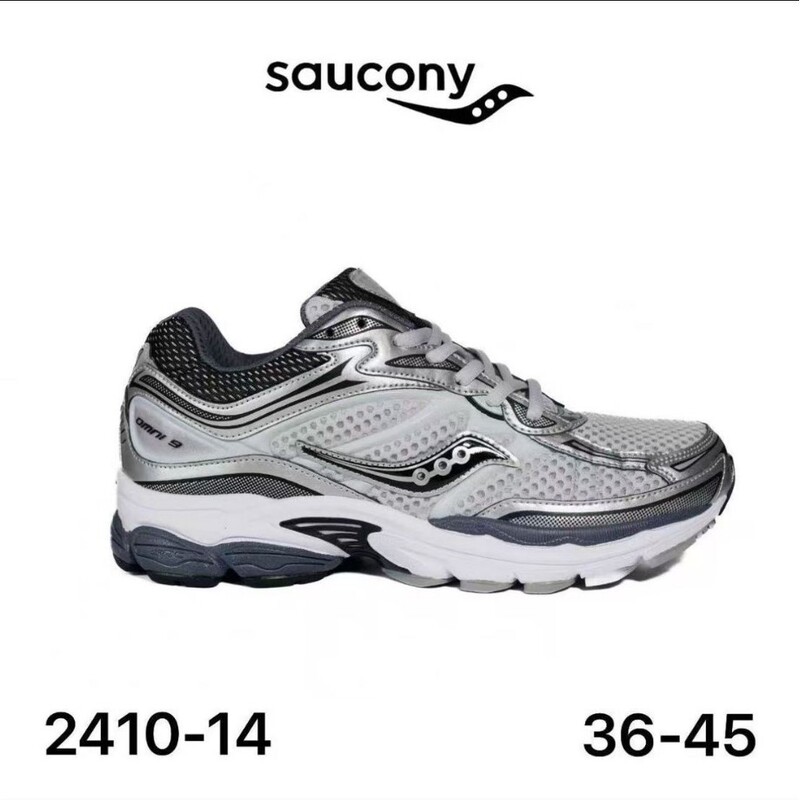 Cross-Border Saucony Progrid Omni Full-Performance 9 Stylish Running Shoes with Shock Absorption, Wear-Resistant Thick Soles, Dad-Style