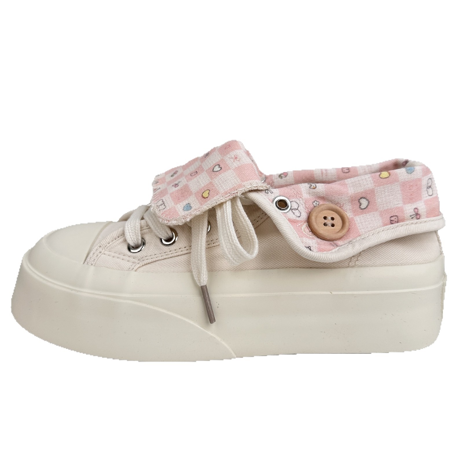 Yuanbo Xiazhong Design Sense Canvas Zapatos Mujer 2025 Verano Dos ropa Zapatos blancos finos transpirables Todo fósforo