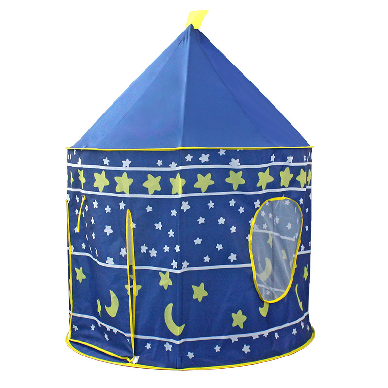 Fabricantes de venta directa transfronteriza tiendas de campaña de niños estrellas y lunas mochila princesa juegos de castillo interior casa de juegos de rastreo