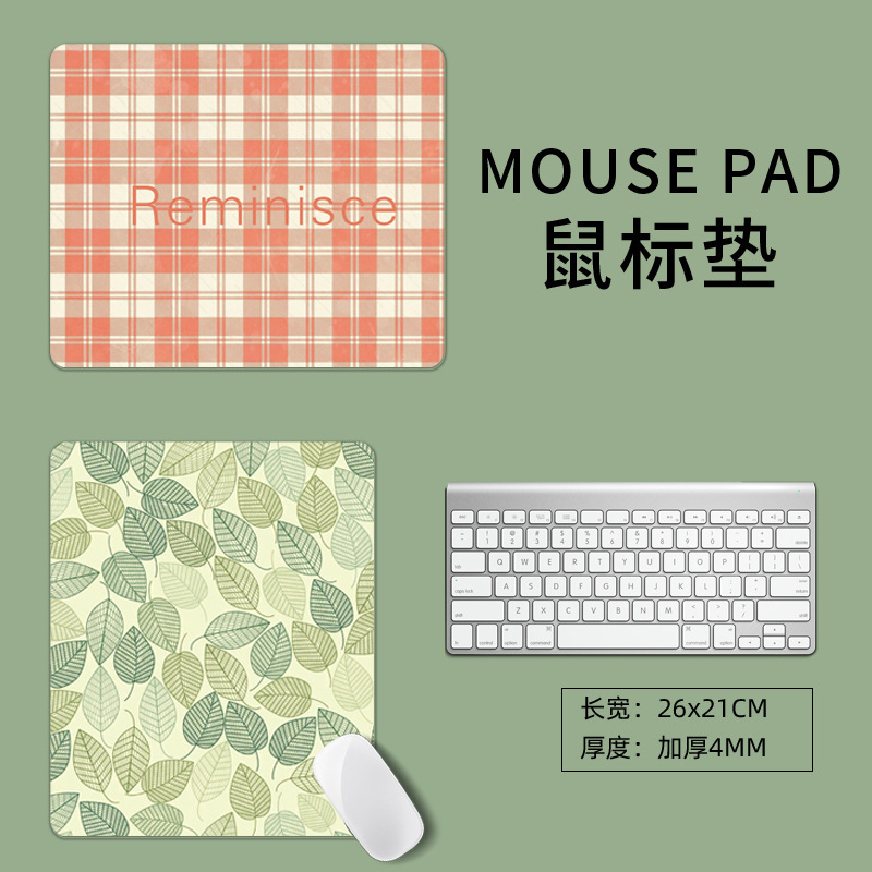Spot Notebook Mouse pad office home simple mouse pad printed pattern color mouse pad can come to figure