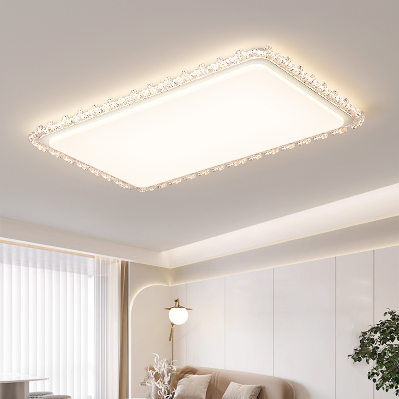 [Estrictamente seleccionado] Lámpara de techo de viento de crema de lujo ligero 2025 nueva luz principal de alta gama Lámpara de protección ocular led