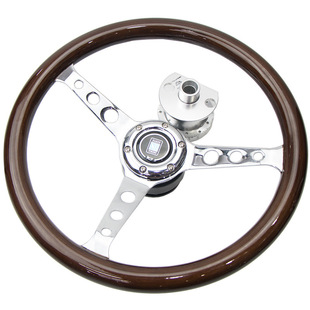 Car mahogany steering wheel modified NARDI15 inch racing competitive mahogany steering wheel retro universal kit