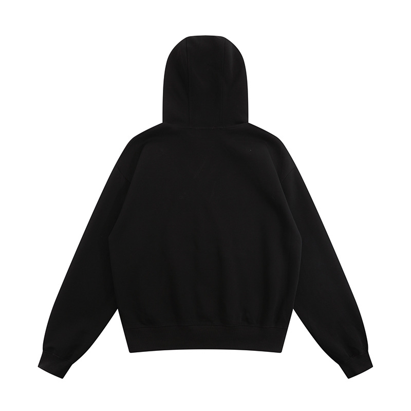 Herrkläder Höststil Stekgatudesign Högkvalitativ Sense Metal Decoration Hoodiejacka Herrmärke Lös Casual Topp_voghion.com