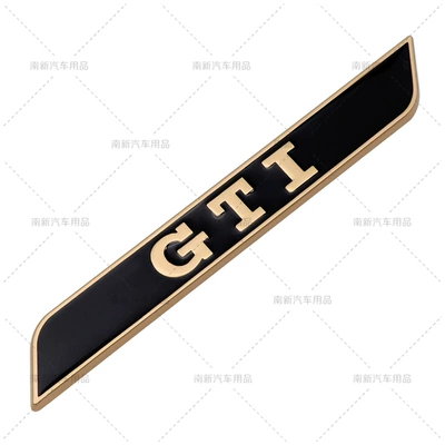 modified car label leaf – Body sticker - gold-and-black