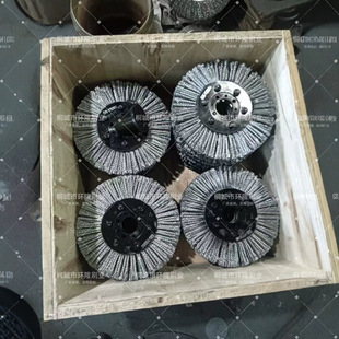 Wire Rope Wire Wheel, Wire Rod Polishing and Rust Removal Wire Rope Brush Wheel