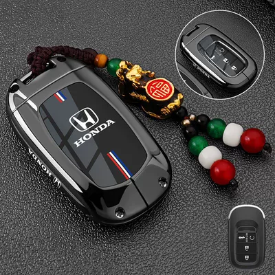 Car key bag Cover for Accord, Civic - vinyl-honda-c-model-4-keys-xuanwu-blacklaicai-pixiu