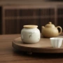 手绘精品陶瓷高档储茶罐