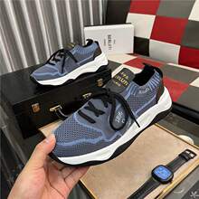 欧洲站新款牛皮拼接帆布系带透气休闲板鞋外贸男鞋广州货