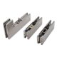 Glass door clamp floor spring frameless glass door upper clamp lower clamp thickened stainless steel curved clamp top clamp universal accessories
