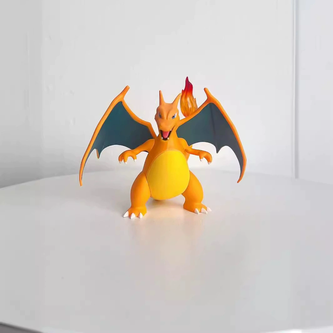 Миниатюрная фигурка покемона GK: Огнедышащий дракон X Windmill, аниме-фигурка, украшение