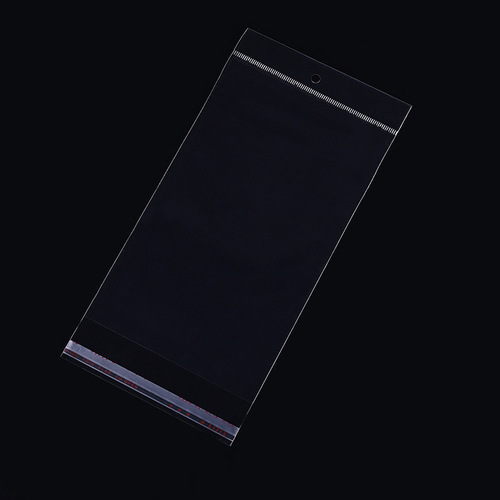 OPP card head self-adhesive bag transparent plastic packaging bag wholesale ziplock bag self-adhesive bag transparent card head packaging bag 22