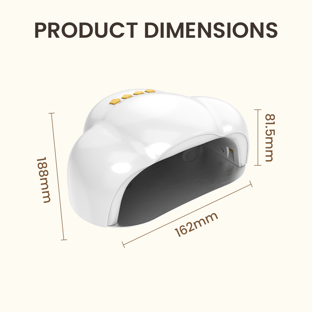 Grenzüberschreitende neue Nagelstudio-Nagellackgel-Backofen-Nagellampe Schnelltrocknung Wolken-Trocknungsmaschine LED intelligente Induktions-Nagellampe