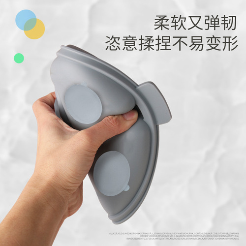 Factory low price, free combination of silicone dinner plate, baby dinner plate, children's food supplement bowl, spoon, water cup, bib set