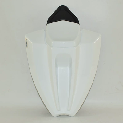 Motorcycle cushion modified rear seat cover rear - rear-hump-white