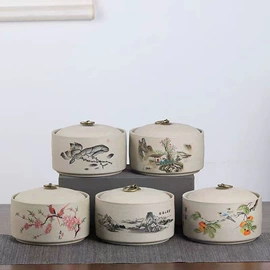 陶瓷罐;茶叶罐;茶杯