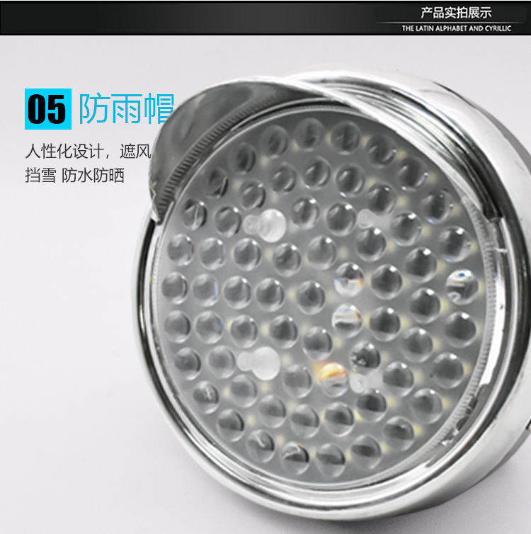 Electric Tricycle Super Bright Headlight Modified Headlight 12V-80V Universal Motorcycle Led Light Front Round Light