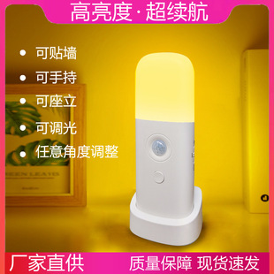 Smart infrared human body induction light led induction light night light dimming USB charging bedroom bedside light cross-border