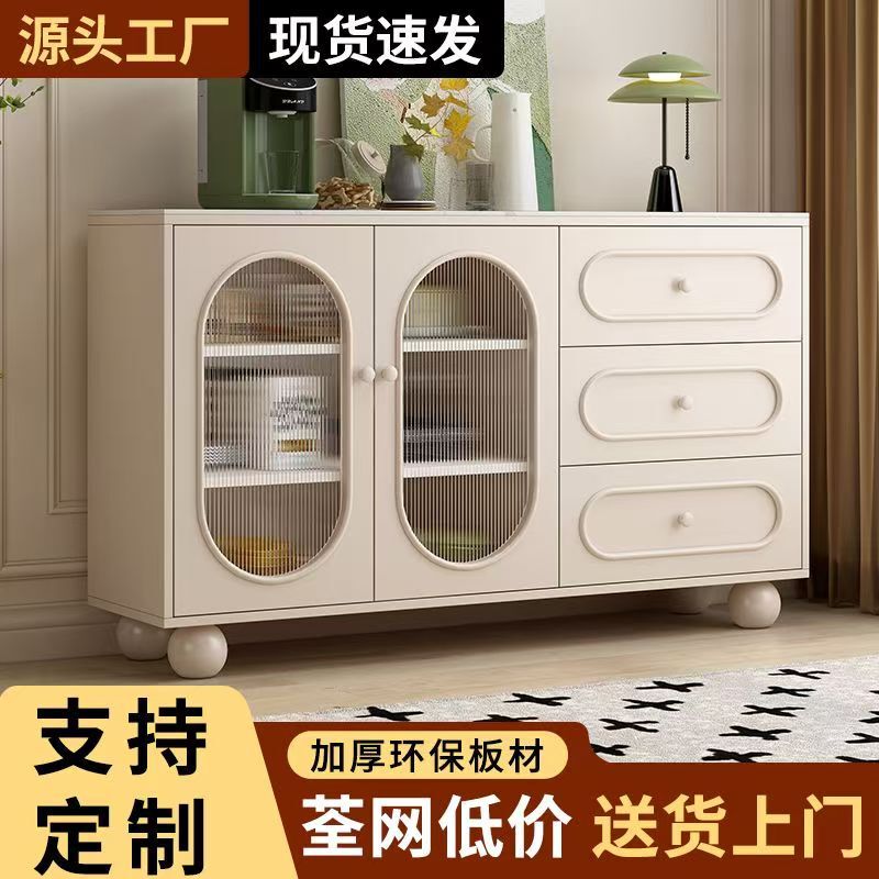 Solid Wood Sideboard Cabinet Wall Cabinet Storage Cabinet Living Room Cream Style Storage Cabinet Home Tea Cabinet Solid Wood Sideboard Cabinet Wall Cabinet Storage Cabinet Living Room Cream Style Storage Cabinet Home Tea Cabinet