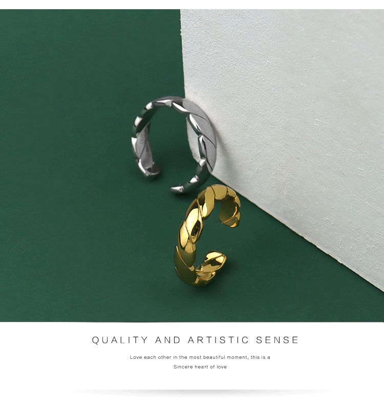 Hip Hop Retro Twist Ring Womens Simple Fashion Ins Cold Style Switchable Index Finger Ring Temperament Wild Hand Jewelrypicture4