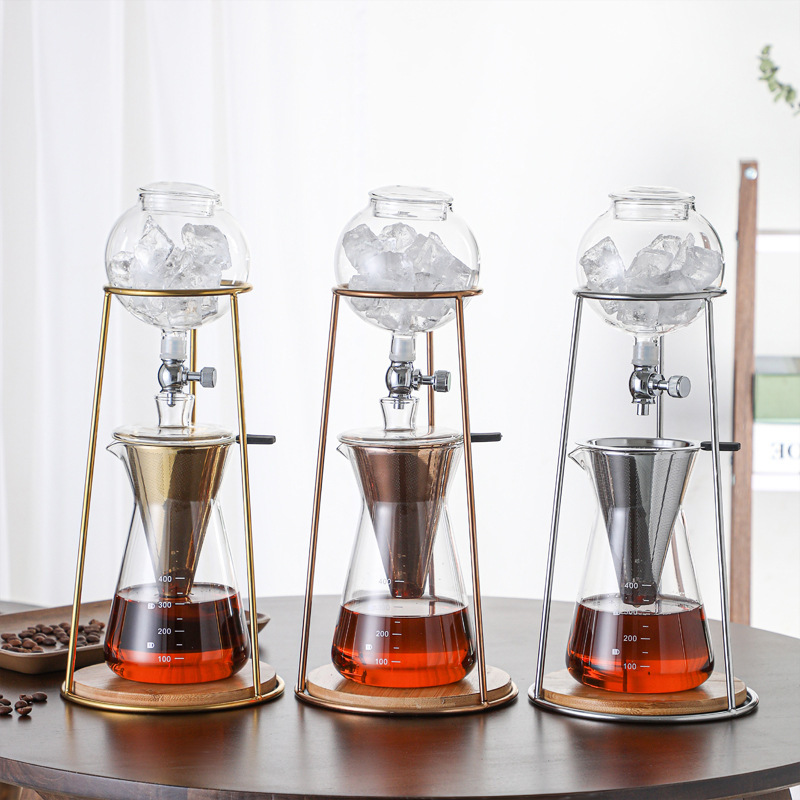 Ice drip coffee pot teapot bracket suit ice drip household drip hydraulic hand ice brewing machine cold tea drip pot