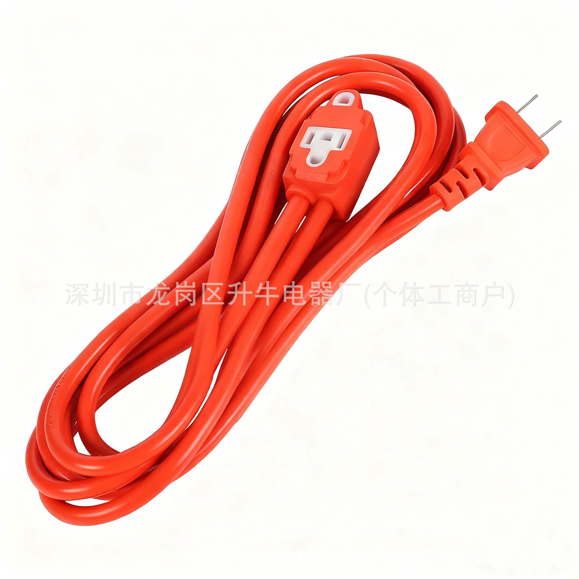 Enchufe estándar de EE. UU., Venezuela, Panamá, Sudamérica, EE. UU., Cable de extensión interior y exterior de tres enchufes, cable de alimentación