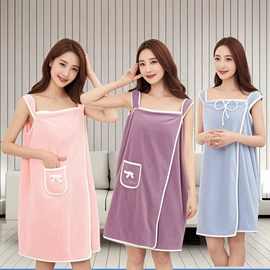 浴巾、沙滩巾;浴裙;美容美发用巾