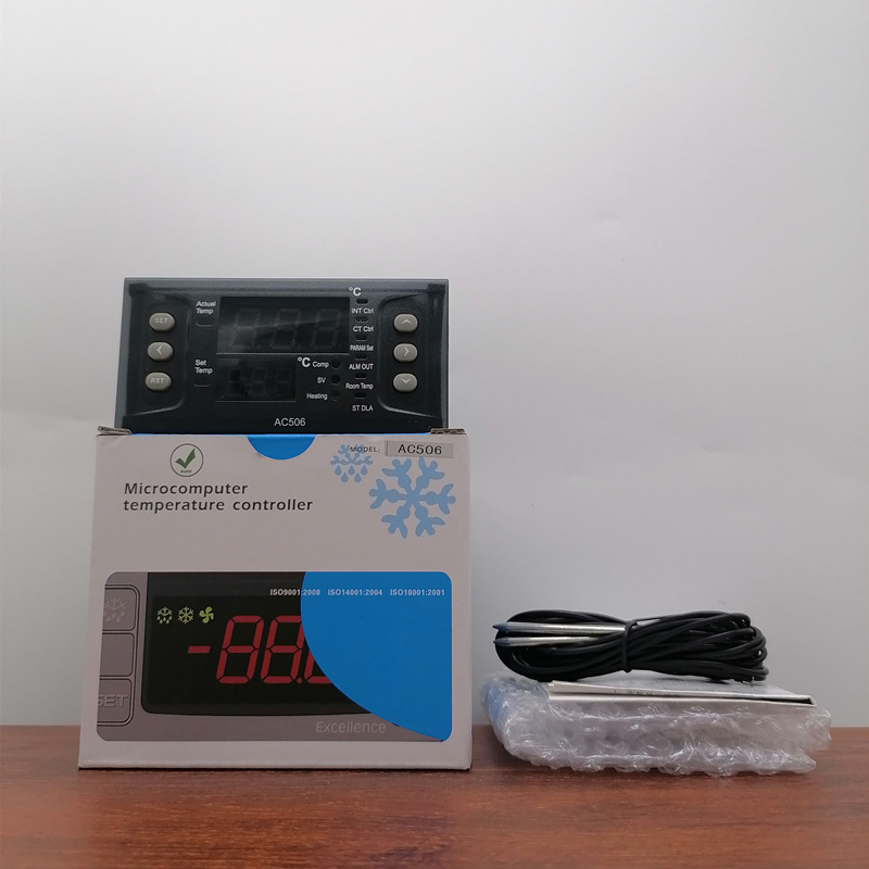 Електронне число AC506, що показує контролер температури температури температури температури 5