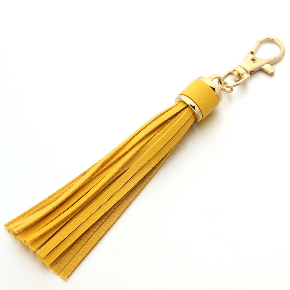 14g Weight Keychain Classification 1 Piece Quantity Daily Occasion Pu Leather Material Tassel Pattern Unisex Gender Simple Style Style Simple Style Tassel Pu Leather Unisex Keychain 4