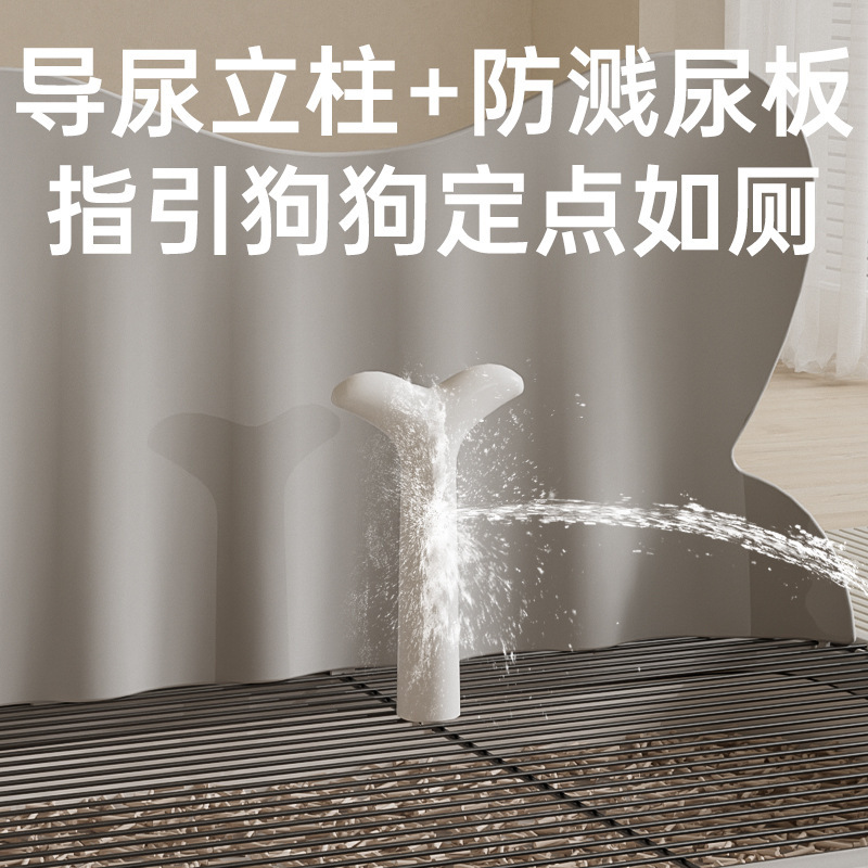犬のトイレの大きいサイズのステンレスの犬のトイレは糞を踏むのを防ぎます。|undefined