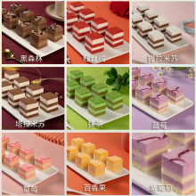 网红慕斯蛋糕小方块商用批发摆摊批发酒店一元自助餐成品甜品