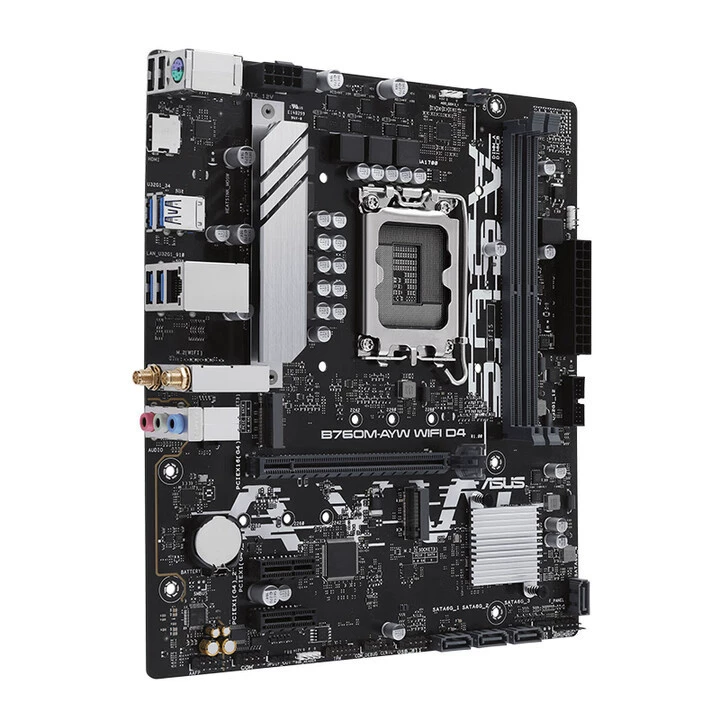 Совместимая материнская плата Asus, 760M, D4, для процессоров 13400, 12400