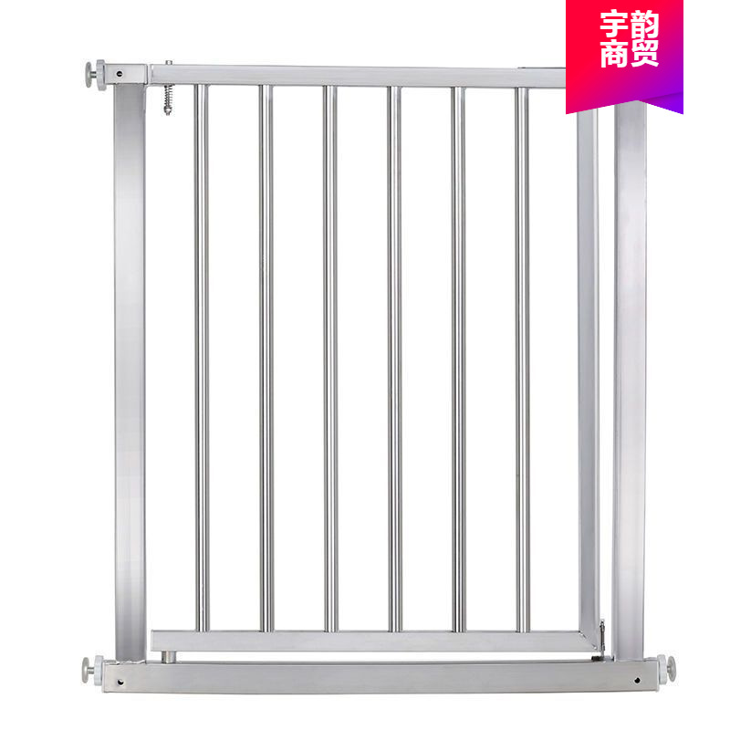 Stainless Steel Baby Stairway Safety Gate Pet Dog Fence Fence Pole Isolation Door Without Drilling