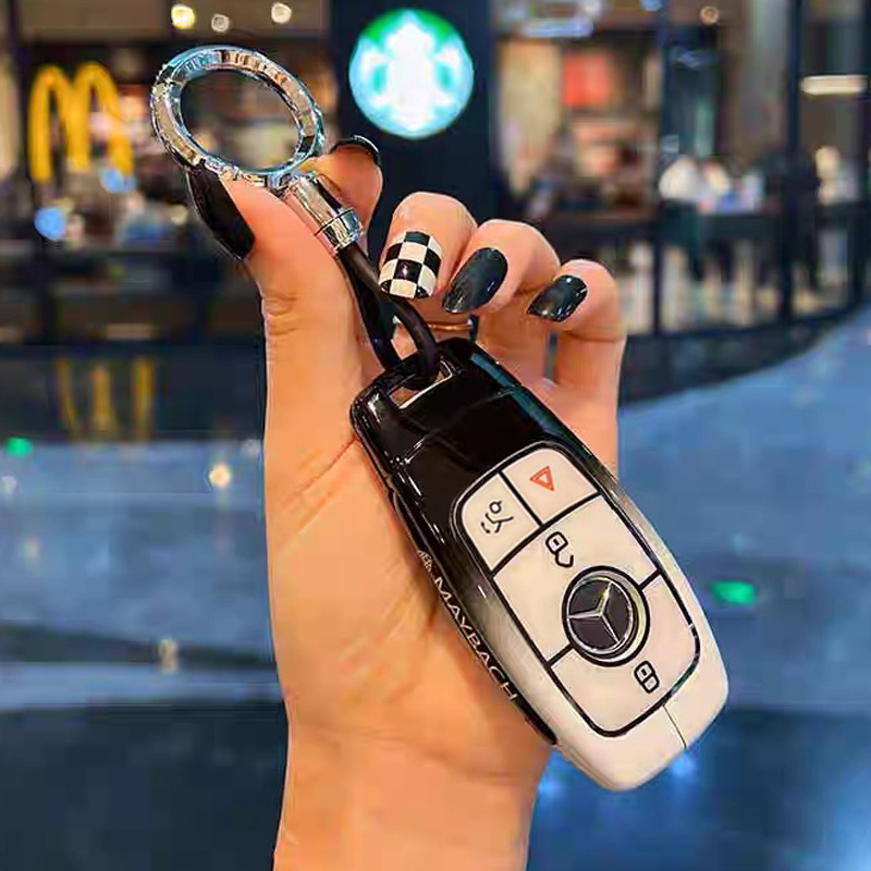 Suitable for Mercedes-Benz Maybach Key Cover G63/Gls New S-Class S480 Car S600 Bag S580 Buckle S560 Shell S450
