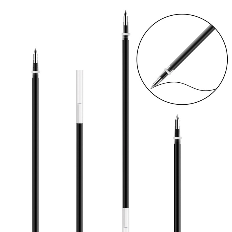 デリ S760 ゲルインクペン替芯 バレットチップ 0.5mm 大容量ペン 学生用大容量ペン芯|undefined